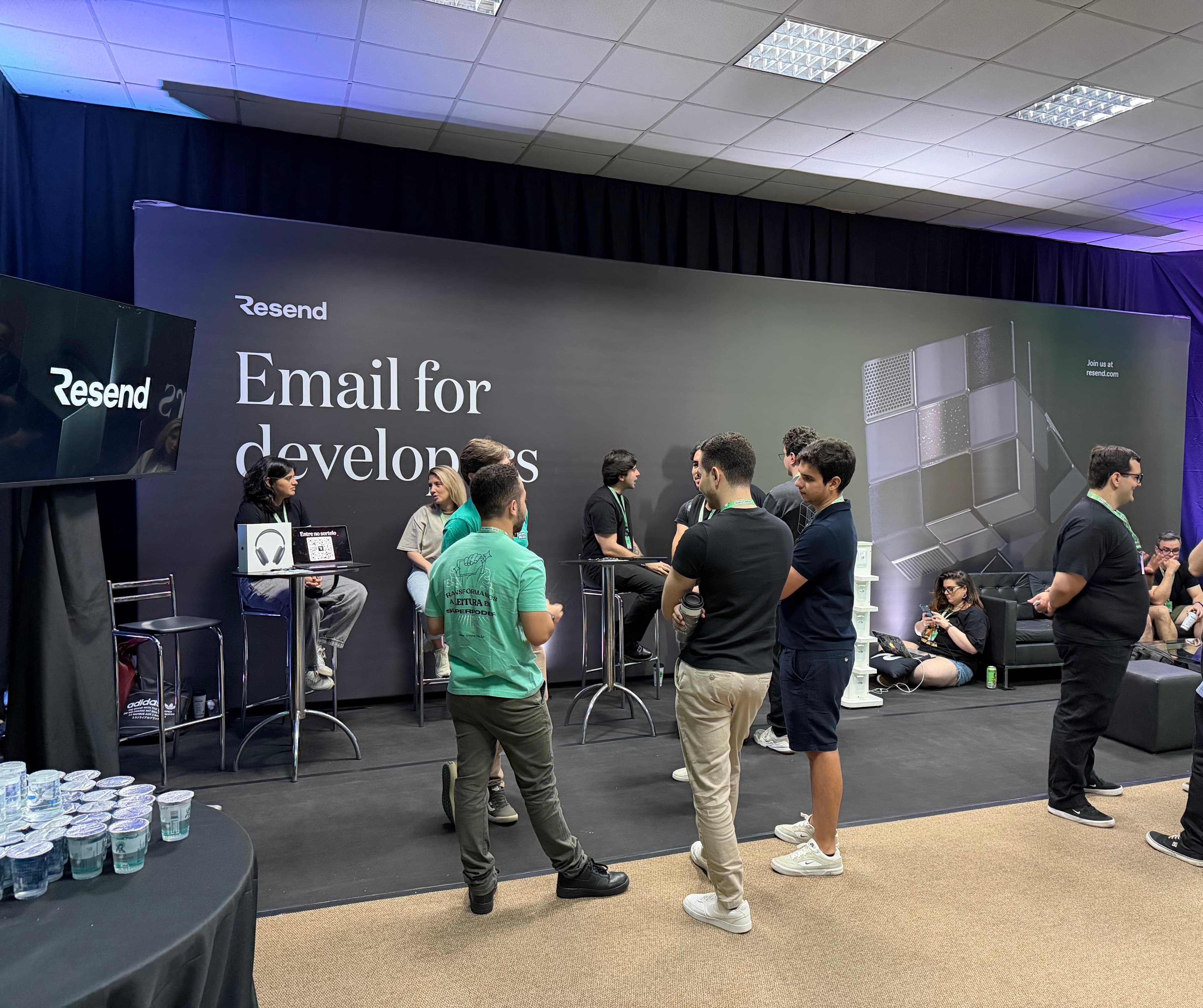 Resend team at Front in Floripa