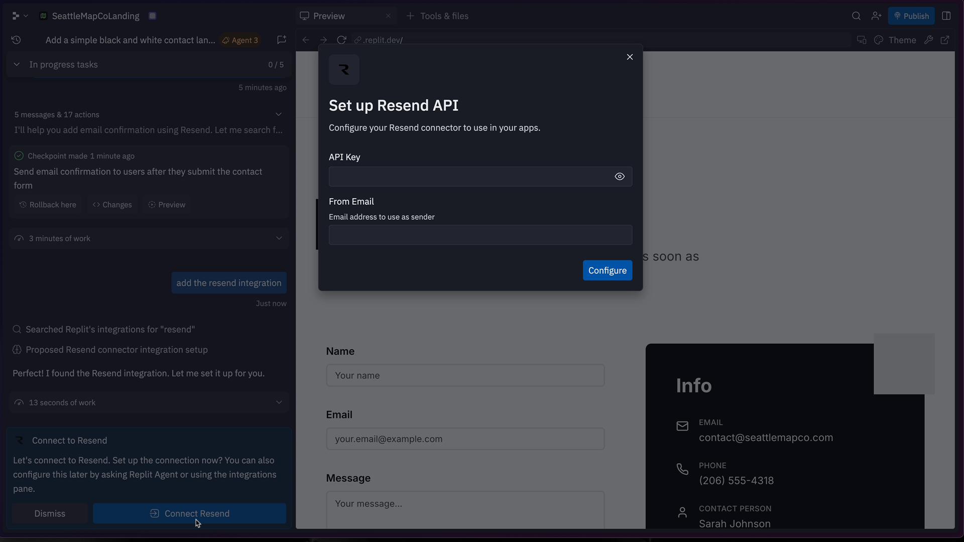 Send emails with Replit and Resend - Resend