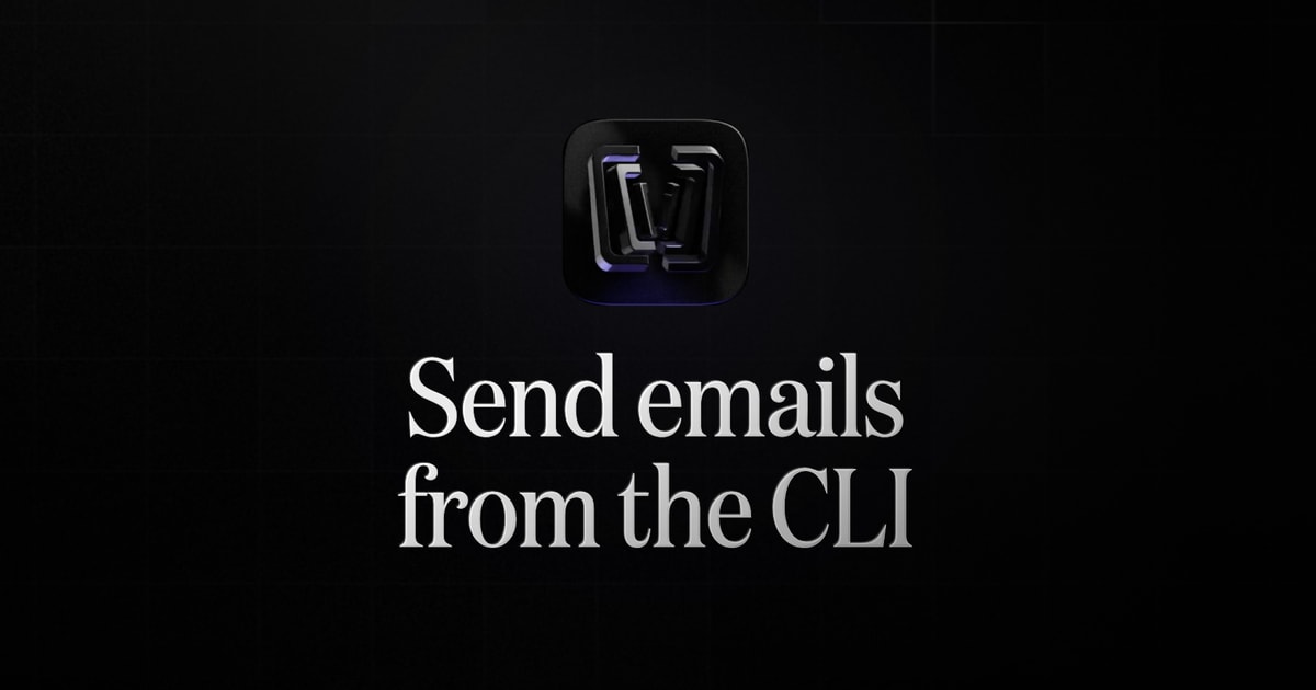 CLI · Terminal tools for email workflows · Resend