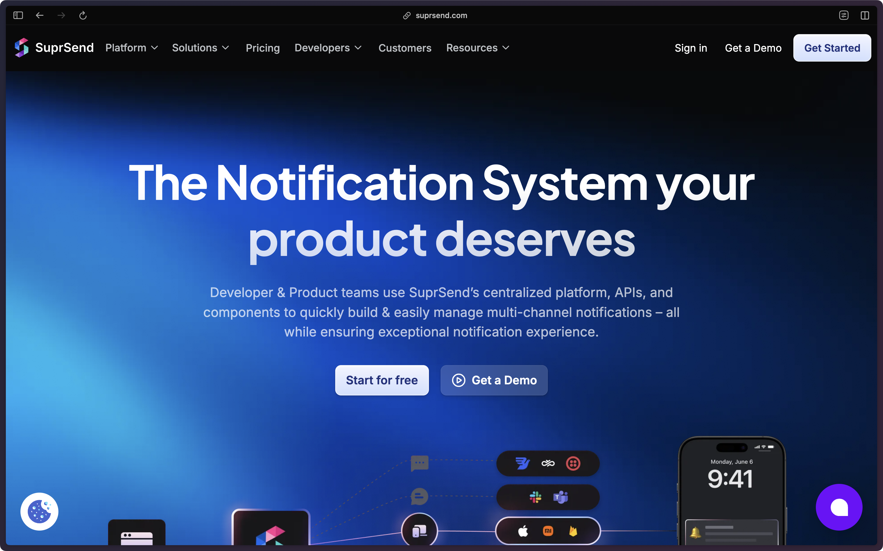 SuprSend app