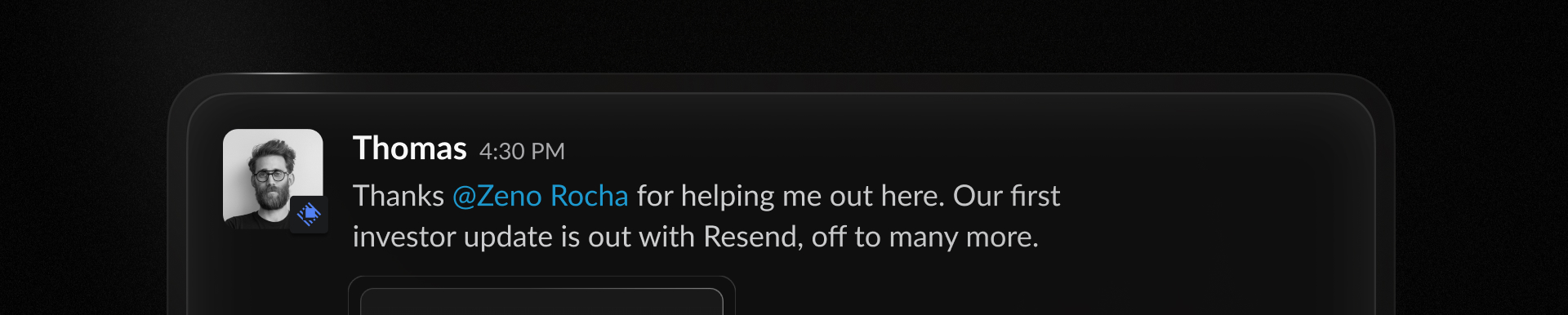 Resend dashboard