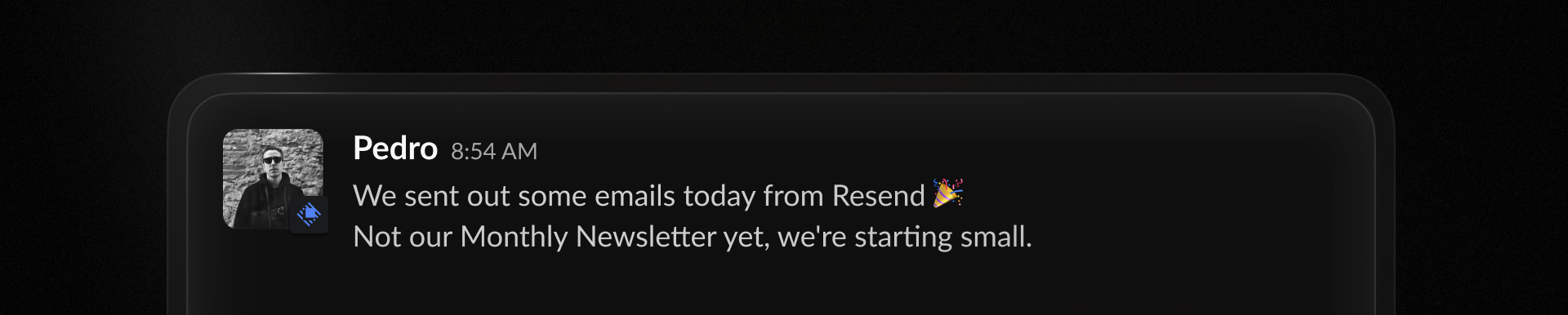 Resend dashboard